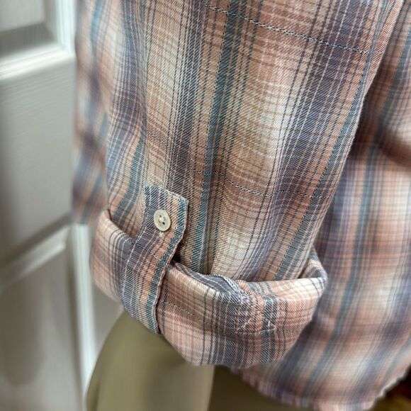 JOIE JERRIE BUTTON DOWN. DUSTY PINK. - Picture 7 of 10